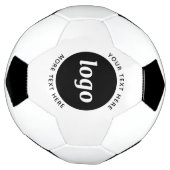 Eenvoudige Logo Met Tekst Zakelijk Voetbal (Gedraaid)