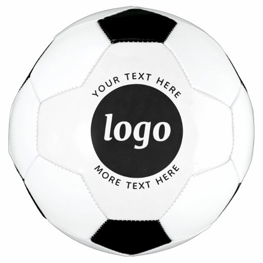 Eenvoudige Logo Met Tekst Zakelijk Voetbal (Voorkant)