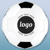 Eenvoudige Logo Met Tekst Zakelijk Voetbal