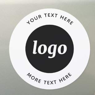 Eenvoudige Logo met tekstverwerkers Automagneet