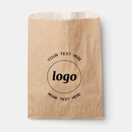 Eenvoudige Logo met tekstverwerkers Bedankzakje (Voorkant)