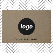 Eenvoudige Logo met tekstverwerkers Deurmat