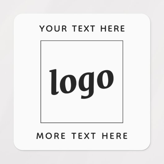 Eenvoudige Logo met tekstverwerkers Labels (Design 1)