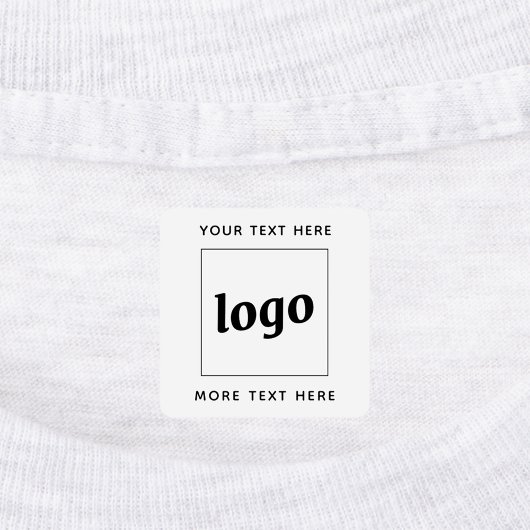 Eenvoudige Logo met tekstverwerkers Labels