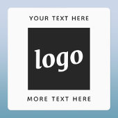 Eenvoudige Logo met tekstverwerkers Labels