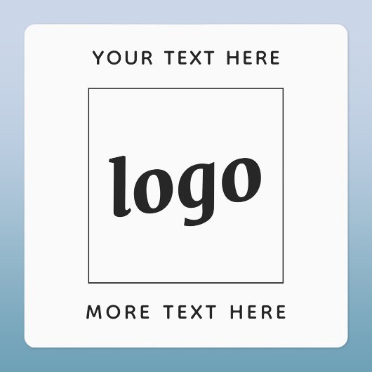 Eenvoudige Logo met tekstverwerkers Labels