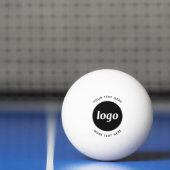 Eenvoudige Logo met tekstverwerkers Pingpongbal (Net)
