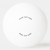 Eenvoudige Logo met tekstverwerkers Pingpongbal (Voorkant)