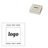 Eenvoudige Logo met tekstverwerkers Rubberstempel (Gestempeld)