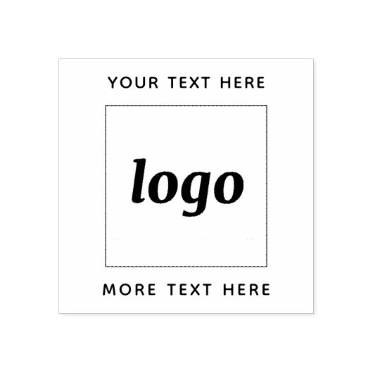 Eenvoudige Logo met tekstverwerkers Rubberstempel (Afrduk)