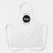 Eenvoudige Logo met tekstverwerkers Schort (Voorkant)