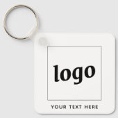 Eenvoudige Logo met tekstverwerkers Sleutelhanger (Voorkant)