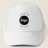 Eenvoudige Logo met tekstverwerkers Trucker Pet (Voorkant)