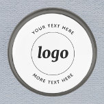 Eenvoudige Logo met tekstverwerkers Verbronsde Reverspeld<br><div class="desc">Voeg uw eigen logo en keus van tekst aan dit ontwerp toe. Verwijder de bovenste of onderste tekst als u dat wilt. Minimalistisch en professioneel. Ideaal voor het merken van werknemers of als promotiemiddel voor uw klanten en klanten.</div>