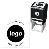 Eenvoudige Logo met tekstverwerkers Zelfinktende Stempel