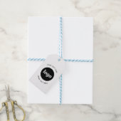 Eenvoudige Logo met zakelijke Labels voor tekst Cadeaulabel (Met Touw)