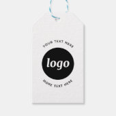 Eenvoudige Logo met zakelijke Labels voor tekst Cadeaulabel (Voorkant)