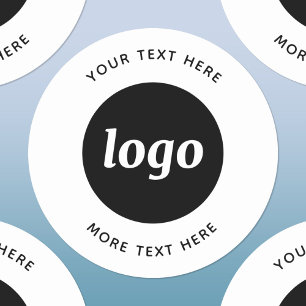 Eenvoudige Logo Met Zakelijke Tekst Labels