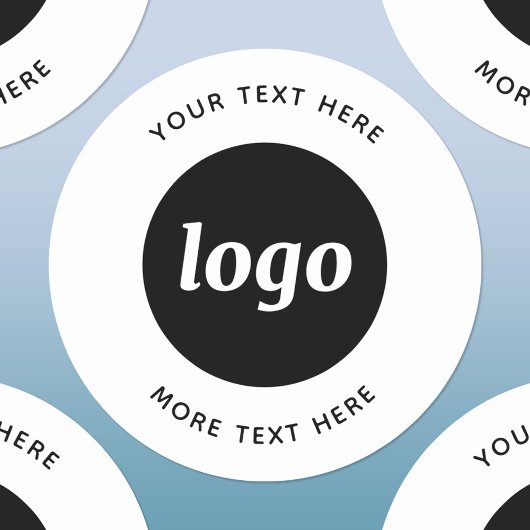 Eenvoudige Logo Met Zakelijke Tekst Labels