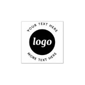 Eenvoudige logo met zakelijke tekst rubberstempel (Afrduk)