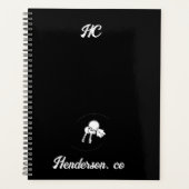 Eenvoudige logo monogram business planner (Voorkant)