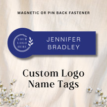 Eenvoudige Logo naam koninklijk blauw bedrijf