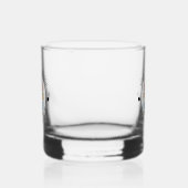 Eenvoudige Logo of foto gepersonaliseerd op maat Whisky Glas (Links)