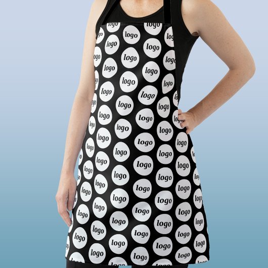 Eenvoudige Logo Patroon Promotiezaken Schort