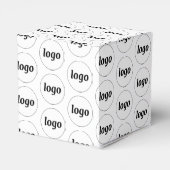 Eenvoudige Logo Patroon Promotionele Business Box Bedankdoosjes (Achterkant)