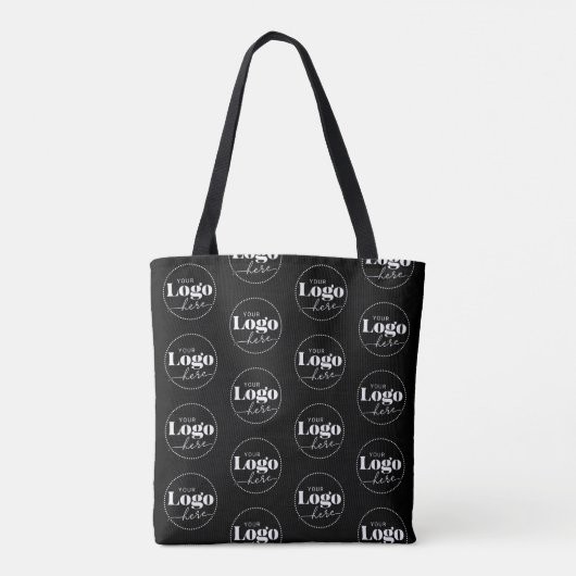 Eenvoudige Logo Pattern Branding Promotionele zake Tote Bag (Achterkant)