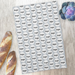 Eenvoudige Logo Pattern Business Promotieblauw Theedoek