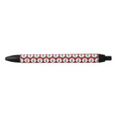 Eenvoudige Logo Pattern Promotional Business Bourg Zwarte Inkt Pen (Voorkant)
