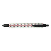 Eenvoudige Logo Pattern Promotional Business Bourg Zwarte Inkt Pen (Achterkant)
