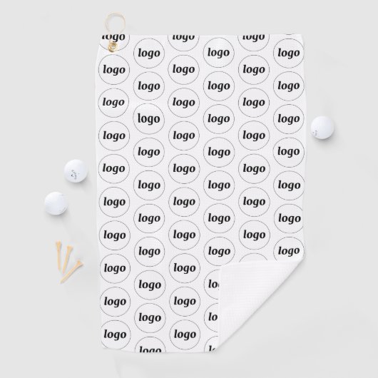 Eenvoudige Logo Pattern Zakelijk Promotioneel Golfhanddoek (Insitu)