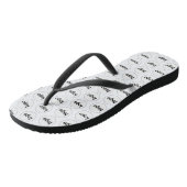 Eenvoudige Logo Pattern Zakelijk Promotioneel Teenslippers (Schuin)