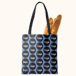 Eenvoudige Logo Pattern Zakelijk Promotioneel Tote Bag<br><div class="desc">Eenvoudig logo-patroonontwerp om merkloyaliteit te bevorderen en uw kleine bedrijf te promoten. Vervang de logo door uw eigen kleur en wijzig de achtergrondkleur in het ontwerpgereedschap om aan te passen.</div>