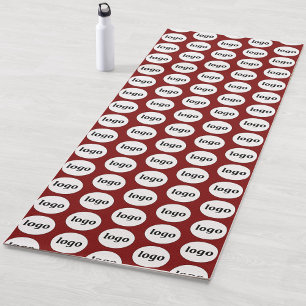 Eenvoudige Logo Pattern Zakelijke Promotie Donkerr Yogamat