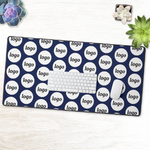 Eenvoudige Logo Pattern Zakelijke Promotie Navy Bl Bureaumat