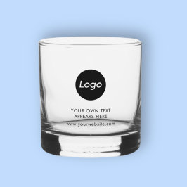 Eenvoudige Logo Professional Business Whisky Glas