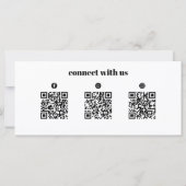 Eenvoudige Logo QR Code Cadeaubon Groen (Achterkant)