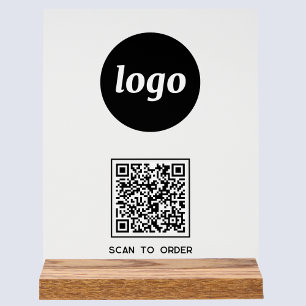 Eenvoudige Logo QR-code Scannen om Bedrijf te best Acryl Bord