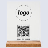 Eenvoudige Logo QR-code Scannen om Bedrijf te best Acryl Bord
