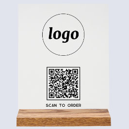 Eenvoudige Logo QR-code Scannen om Bedrijf te best Acryl Bord