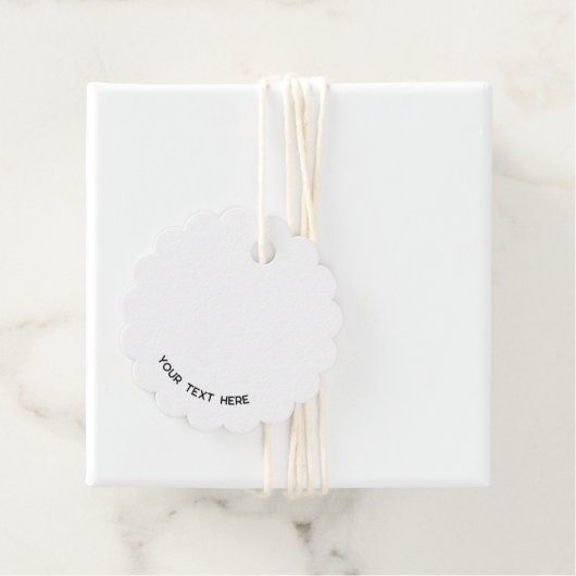 Eenvoudige Logo QR code Tekst Zakelijke prijs Labe Bedankjes Labels (In situ)