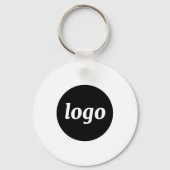 Eenvoudige Logo QR Code Zakelijke Promotie Sleutelhanger (Voorkant)