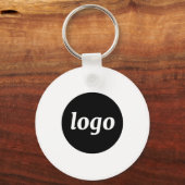 Eenvoudige Logo QR Code Zakelijke Promotie Sleutelhanger (Voorkant)