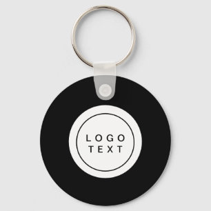 Eenvoudige Logo QR Code Zakelijke Promotionele Sle Sleutelhanger