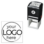 Eenvoudige Logo Retouradreslabel Zelfinktende Stempel (In situ)