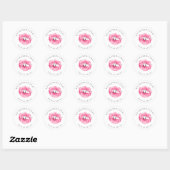 Eenvoudige Logo Sticker voor Make-up Artiest (Vel)
