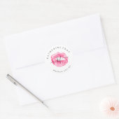 Eenvoudige Logo Sticker voor Make-up Artiest (Envelop)